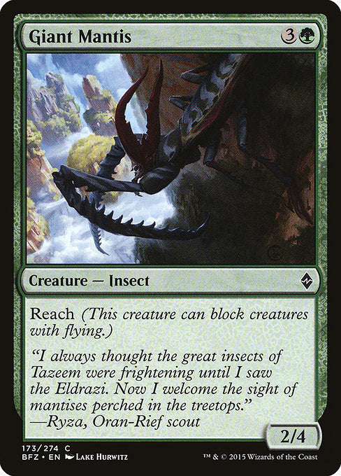 Giant Mantis - 173 (Normal) Near Mint_Non-Foil