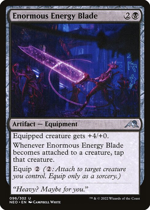 Enormous Energy Blade NEO #96 Non-Foil