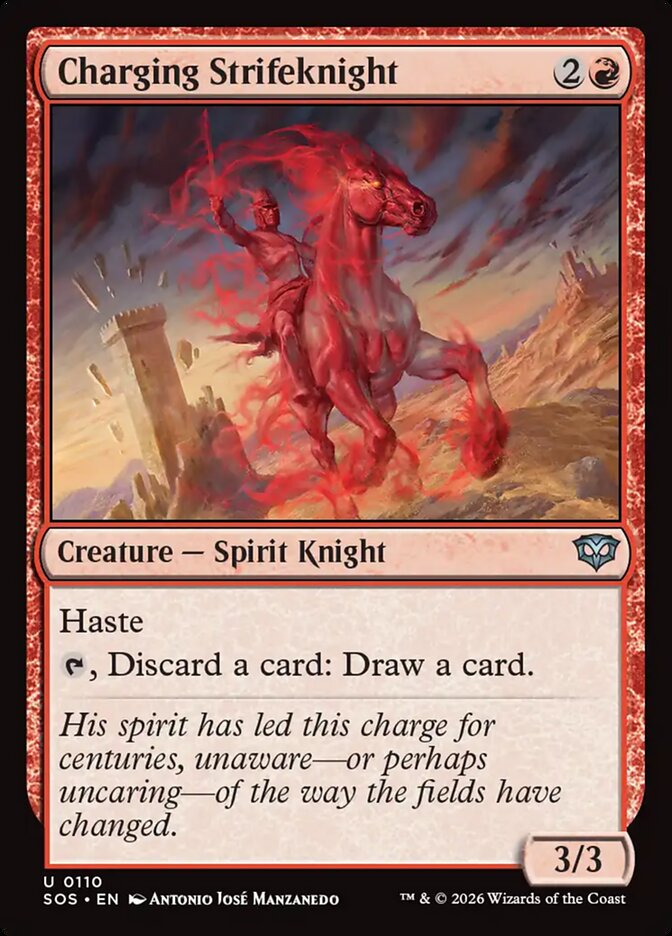 Charging Strifeknight - 110 (Foil)
