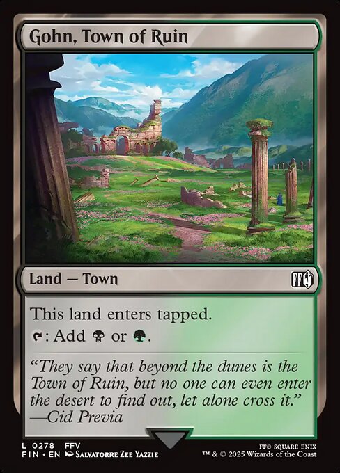 Gohn, Town of Ruin - 278 (Normal) Near Mint_Non-Foil