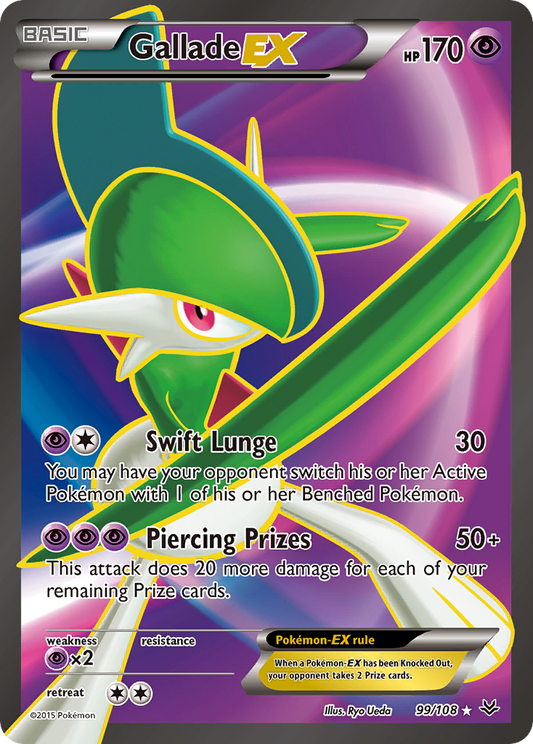 Gallade EX (99 Full Art) - 99 (Foil) Near Mint_Foil