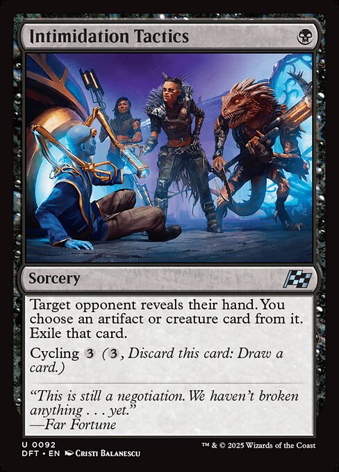 Intimidation Tactics - 92 (Normal) Near Mint_Non-Foil