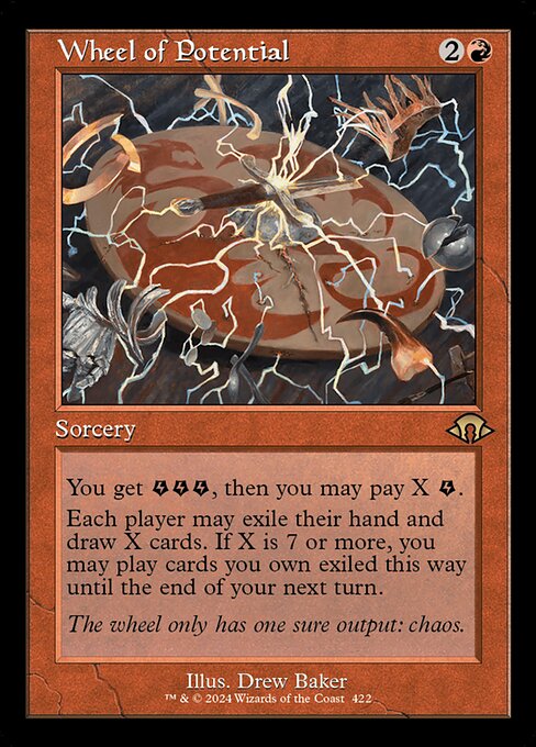 Wheel of Potential Retro - 422 (Normal) Near Mint_Non-Foil
