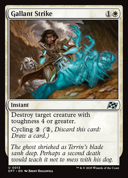 Gallant Strike - 13 (Normal) Near Mint_Non-Foil