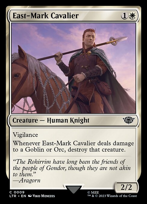 East-Mark Cavalier - 9 (Normal) Near Mint_Non-Foil
