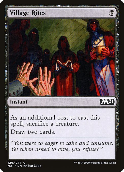 Village Rites - 126 (Foil) Near Mint_Foil