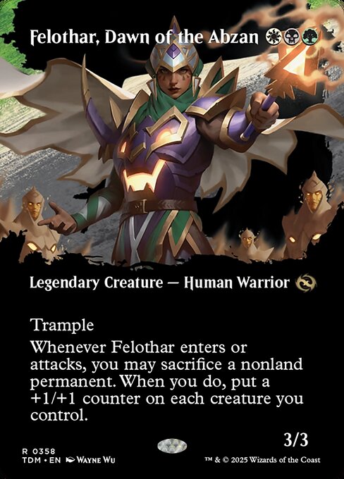Felothar, Dawn of the Abzan - 358 (Foil) Near Mint_Foil