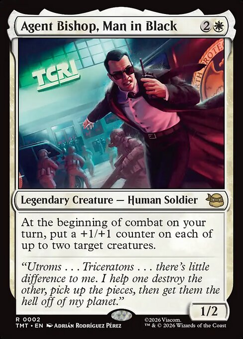 Agent Bishop, Man in Black TMT #2 Non-Foil
