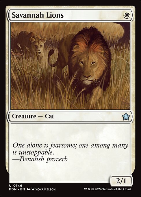Savannah Lions (Non Foil) near_mint