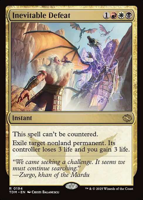 Inevitable Defeat - 194 (Normal) Near Mint_Non-Foil