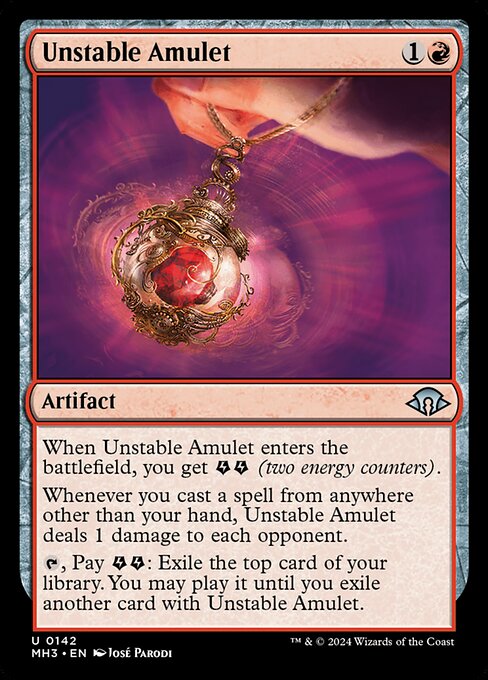 Unstable Amulet - 142 (Normal) Near Mint_Non-Foil