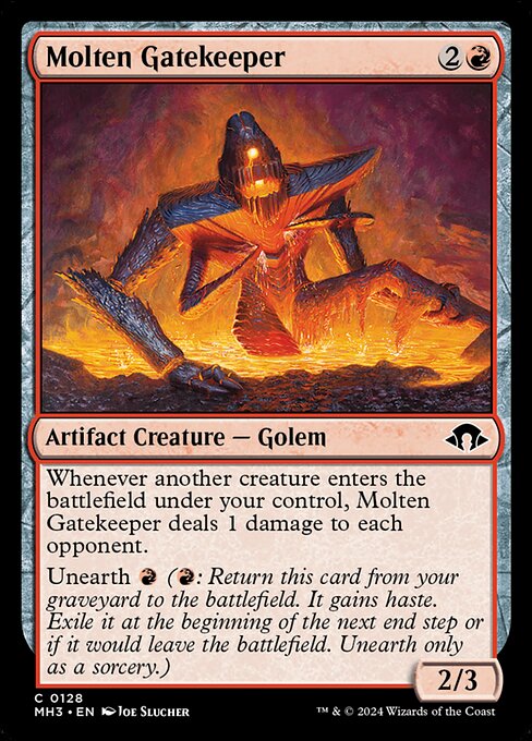 Molten Gatekeeper - 128 (Normal) Near Mint_Non-Foil