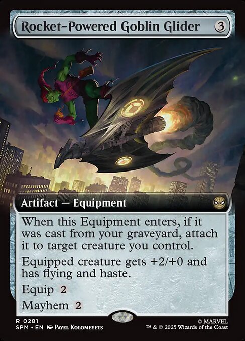 Rocket-Powered Goblin Glider SPM #281 Foil