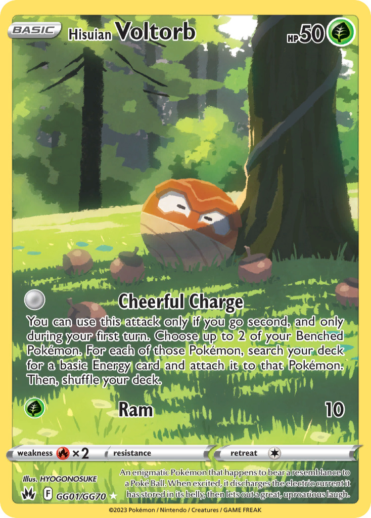 Hisuian Voltorb - GG01/GG70 (Foil) Near Mint_Foil