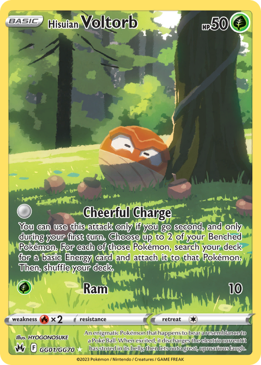 Hisuian Voltorb - GG01/GG70 (Foil) Near Mint_Foil