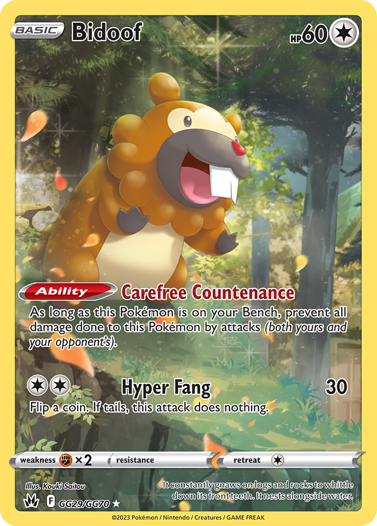 Bidoof - GG29/GG70 (Foil) Near Mint_Foil