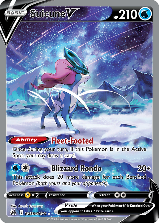 Suicune V - GG38/GG70 (Foil) Near Mint_Foil