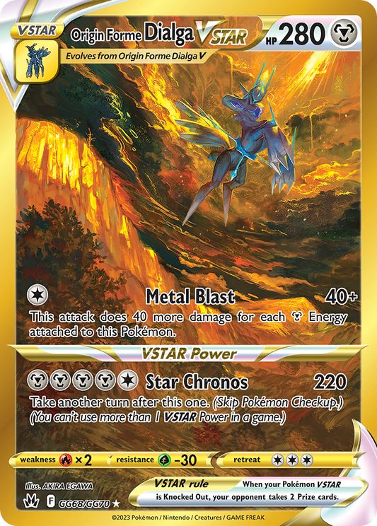 Origin Forme Dialga VSTAR (Secret) - GG68/GG70 (Foil) Near Mint_Foil