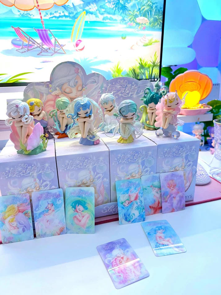 52TOYS Sleep Sea Elves blind box packaging  
Sleep Sea Elves figure lineup  
52TOYS Sleep blind box collectible figure  
Sleep Sea Elves display sample

