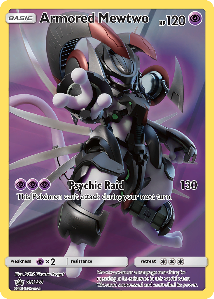 Armored Mewtwo - SM228 (Foil) Near Mint_Foil
