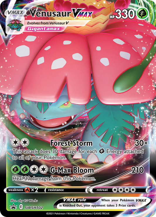 Venusaur VMAX - SWSH102 (Foil) Near Mint_Foil
