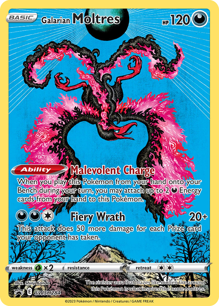 Galarian Moltres - SWSH284 (Foil) Near Mint_Foil