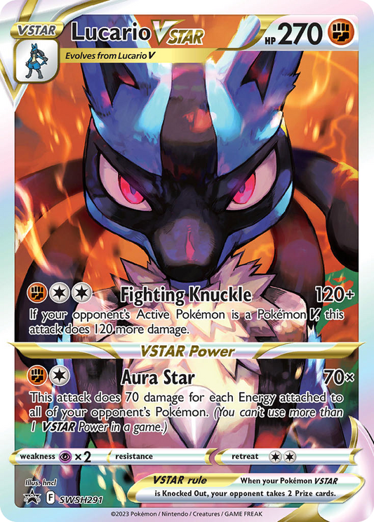 Lucario VSTAR - SWSH291 (Foil) Near Mint_Foil