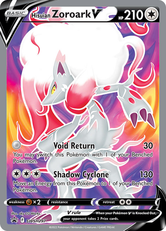 Hisuian Zoroark V - SWSH297 (Foil) Near Mint_Foil
