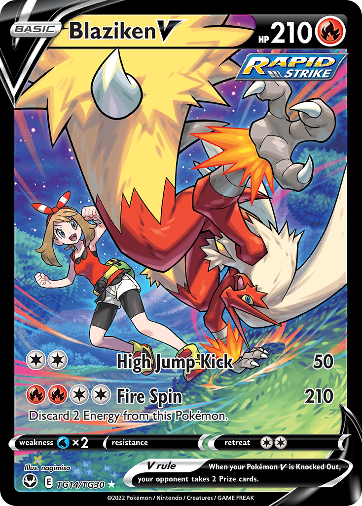 Blaziken V - TG14/TG30 (Foil) Near Mint_Foil