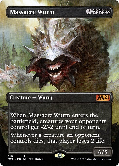 Massacre Wurm - 316 (Foil) Near Mint_Foil