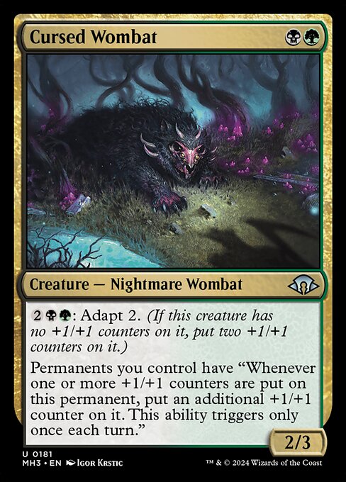 Cursed Wombat - 181 (Normal) Near Mint_Non-Foil