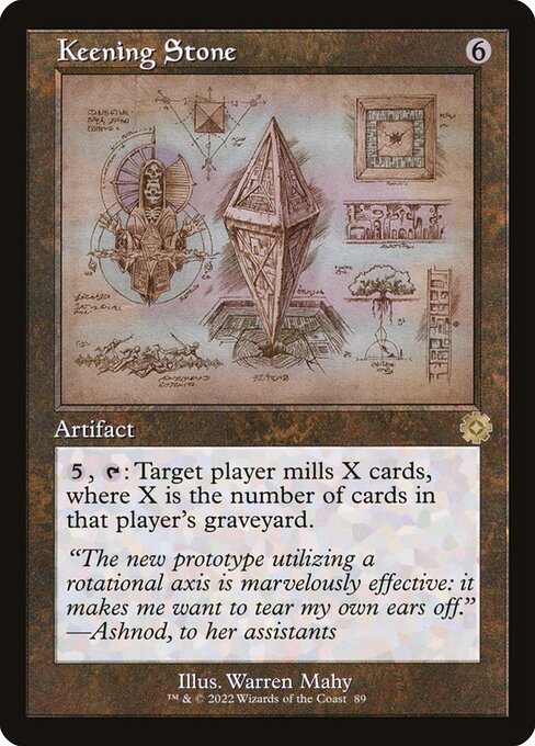 Keening Stone - 89 (Foil) Near Mint_Foil