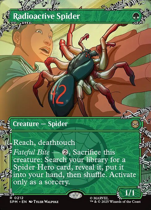 Radioactive Spider SPM #212 Non-Foil