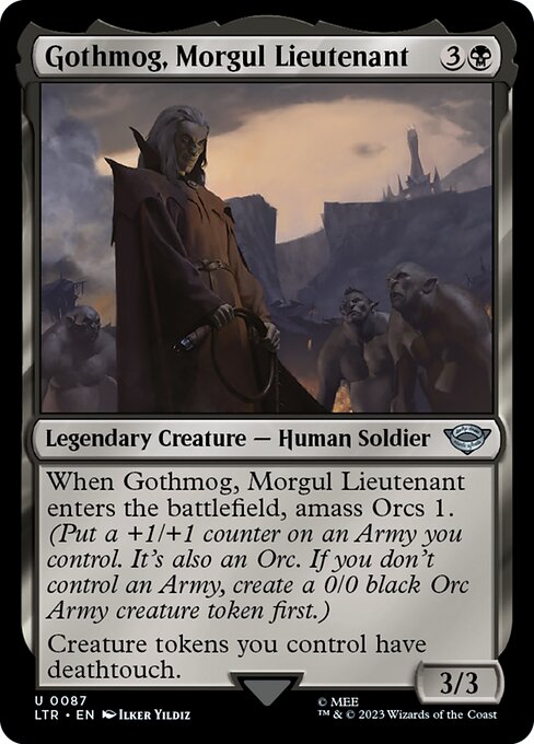 Gothmog, Morgul Lieutenant - 87 (Normal) Near Mint_Non-Foil