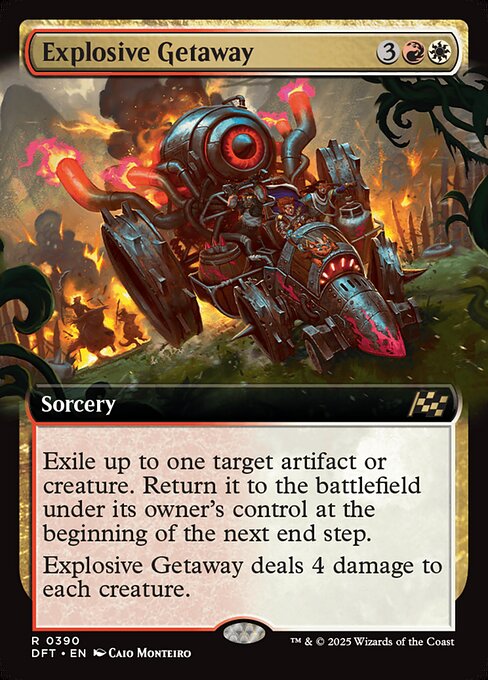 Explosive Getaway - 390 (Foil) Near Mint_Foil
