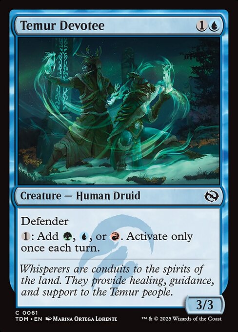 Temur Devotee - 61 (Normal) Near Mint_Non-Foil