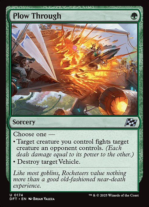 Plow Through - 174 (Normal) Near Mint_Non-Foil