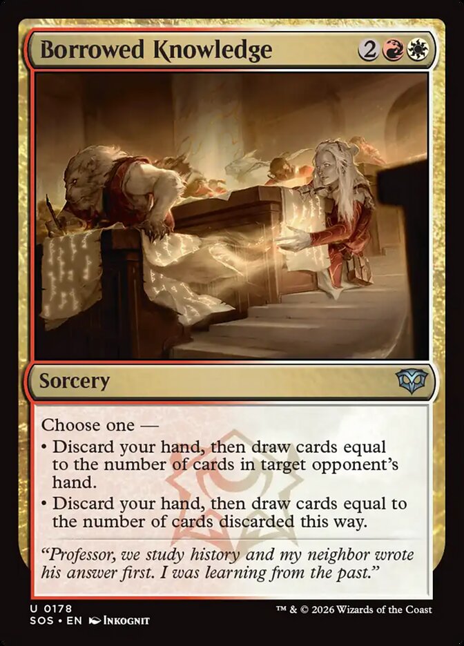 Borrowed Knowledge - 178 (Foil)