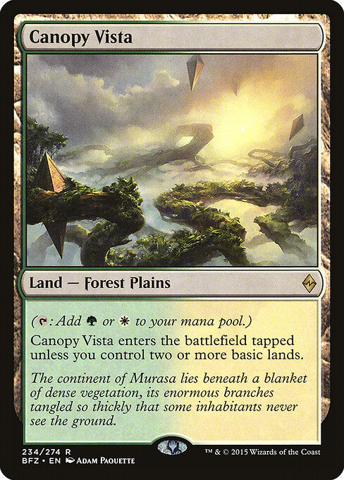 Canopy Vista BFZ #234 Non-Foil