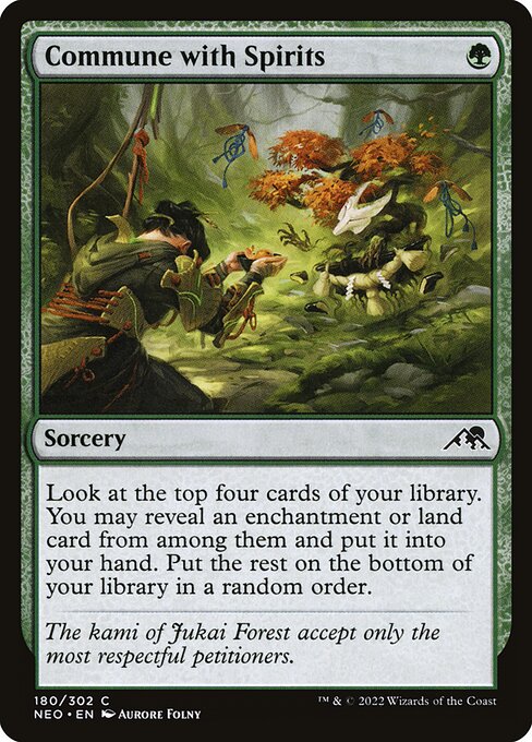 Commune with Spirits NEO #180 Non-Foil