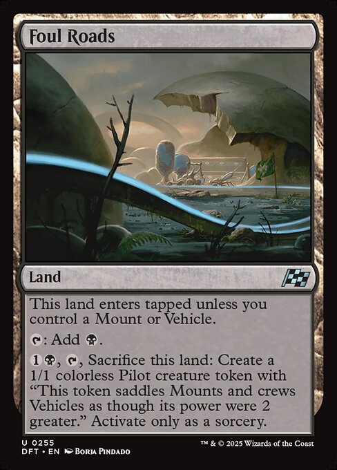 Foul Roads - 255 (Normal) Near Mint_Non-Foil