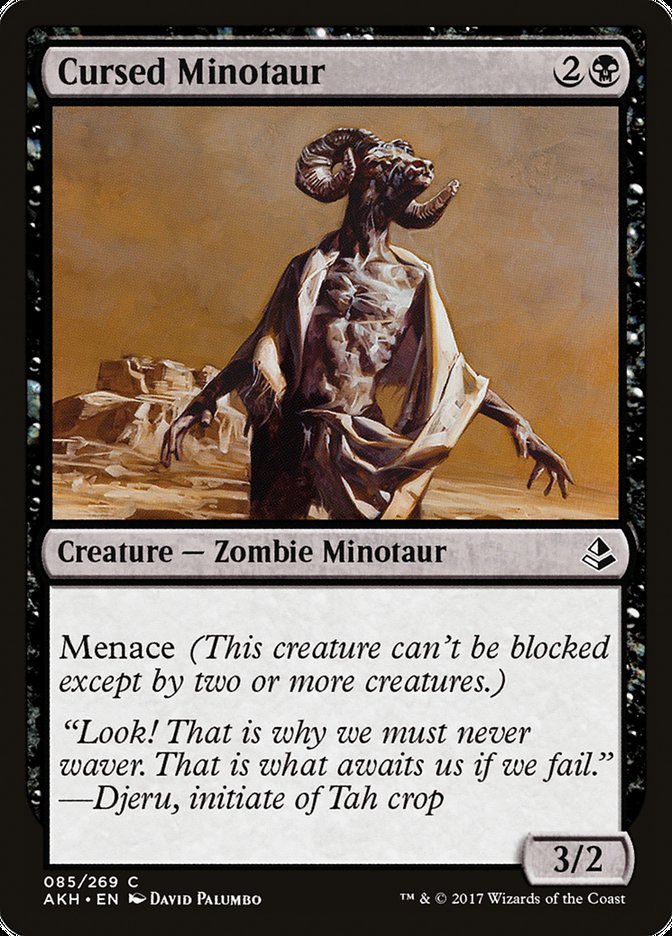 Cursed Minotaur - 85 (Foil)