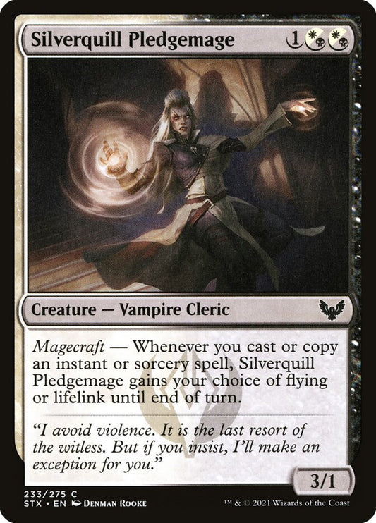 Silverquill Pledgemage - 233 (Foil)