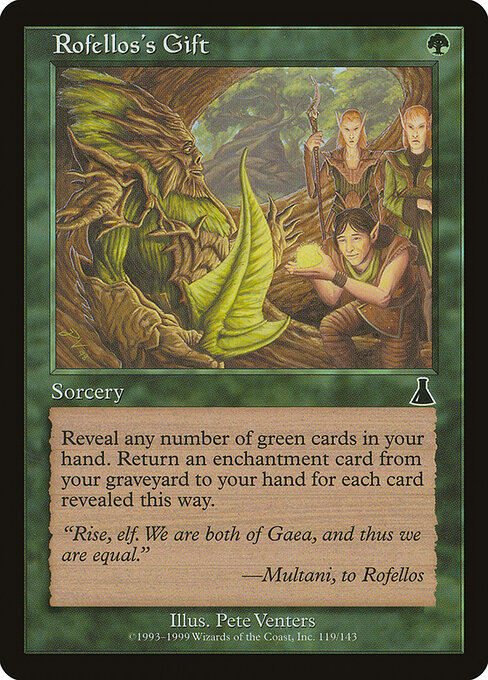 Rofellos's Gift UDS #119 Non-Foil