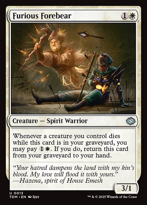 Furious Forebear - 13 (Normal) Near Mint_Non-Foil