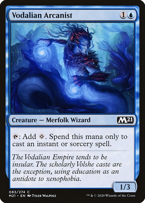 Vodalian Arcanist - 83 (Foil) Near Mint_Foil