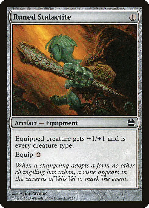 Runed Stalactite - 214 (Normal) Near Mint_Non-Foil