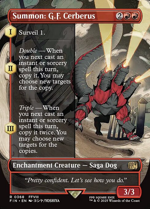 JP Summon: G.F. Cerberus - 368 (Normal) Near Mint_Non-Foil