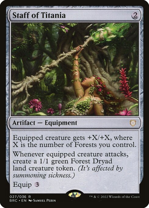 Staff of Titania - 27 (Foil) Near Mint_Foil