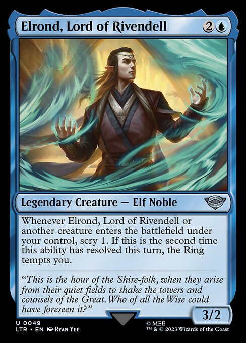 Elrond, Lord of Rivendell - 49 (Normal) Near Mint_Non-Foil